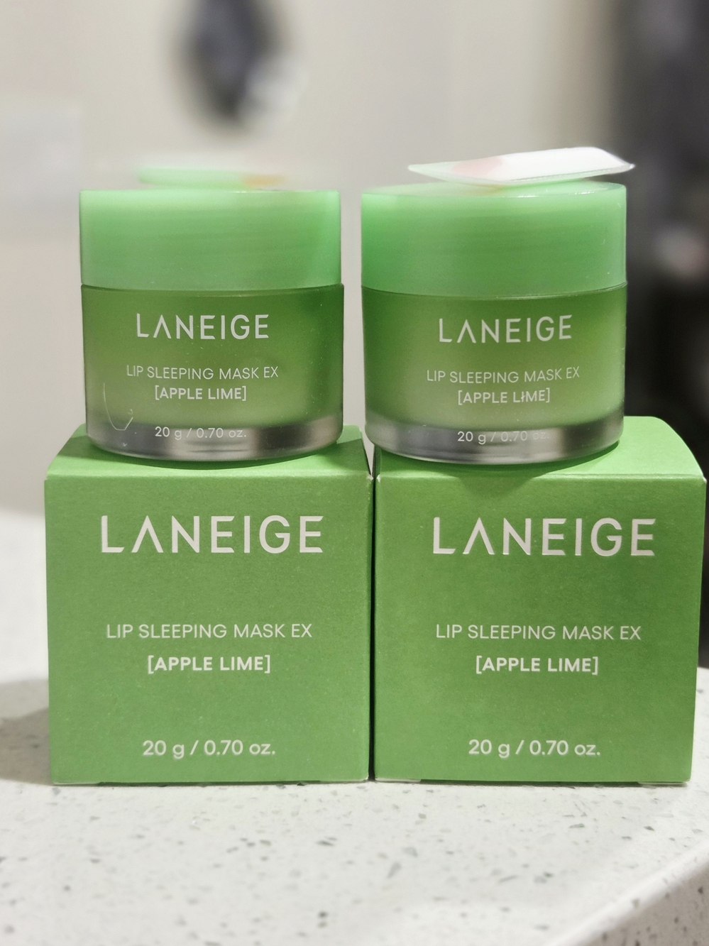 LANEIGE Lip Sleeping Mask EX - Apple Lime (X2) With Applicators